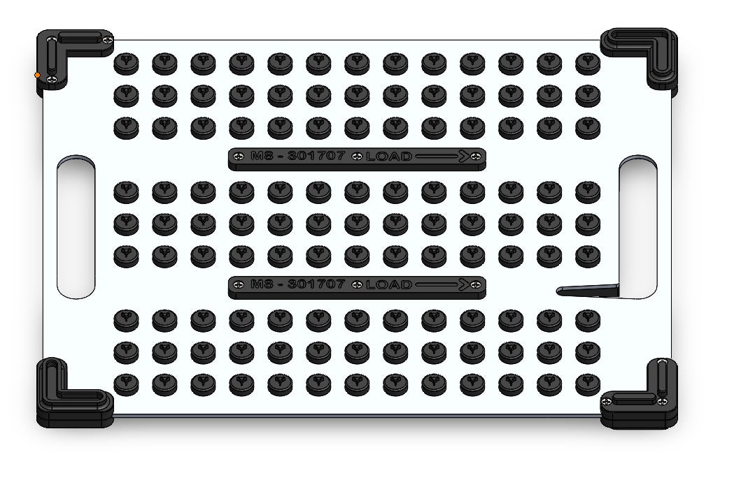 M8 Nut Coating Tray