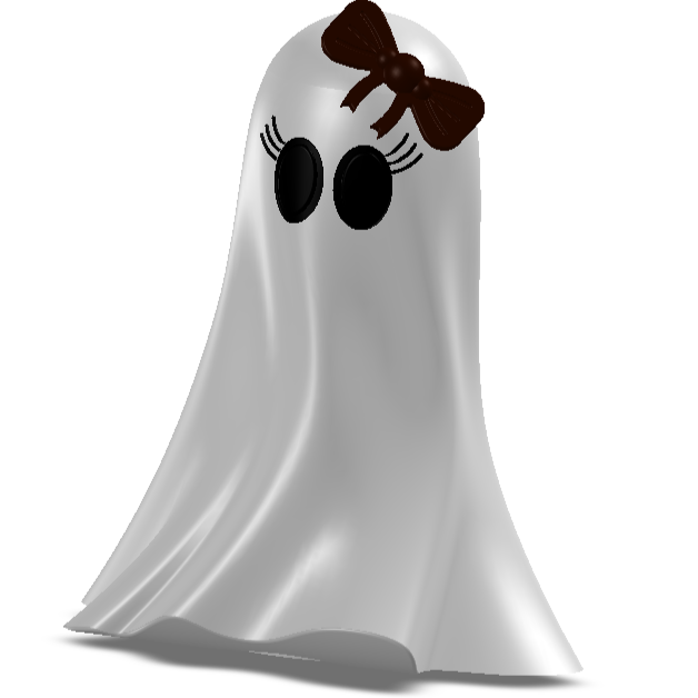 Girl Ghost Magnet