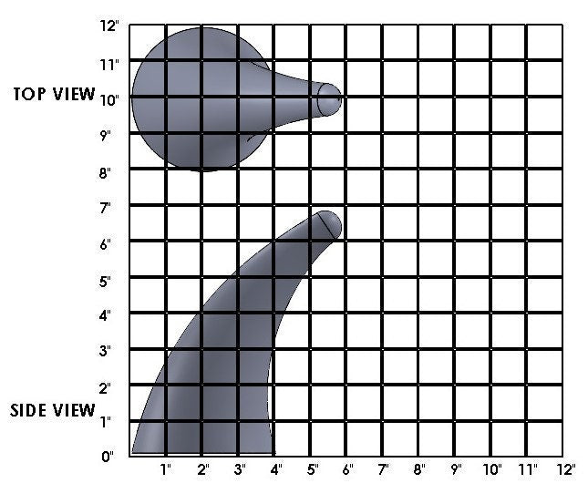7" Car Cow Horns