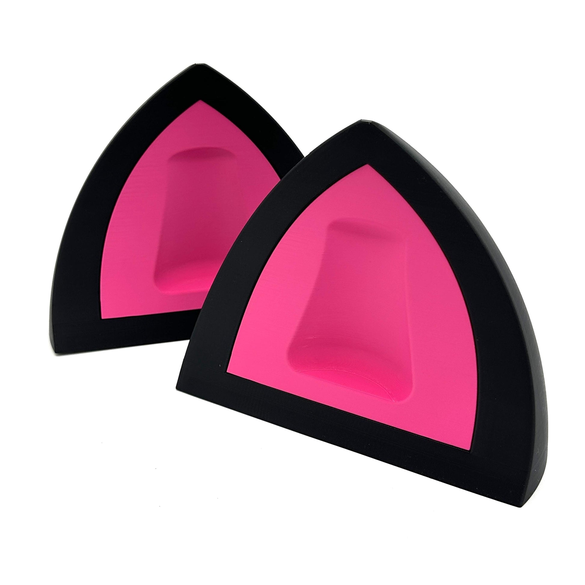 Black with bright pink shown here