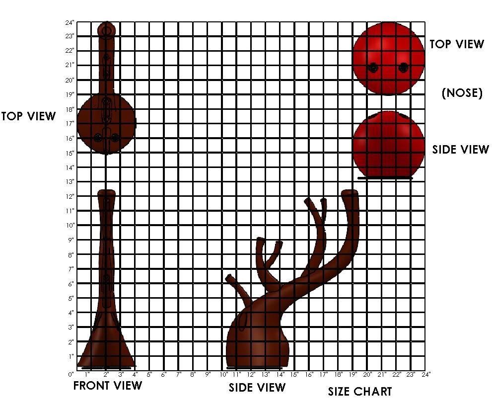 Car Reindeer Ornaments