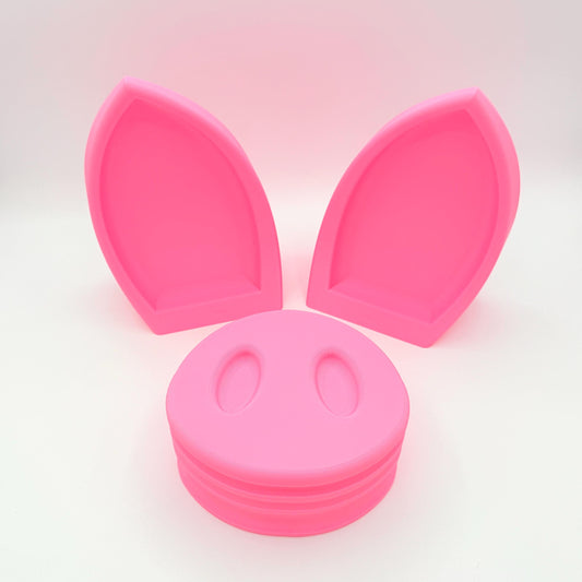 Car Pig Ears & Nose (Magnetic Mount)
