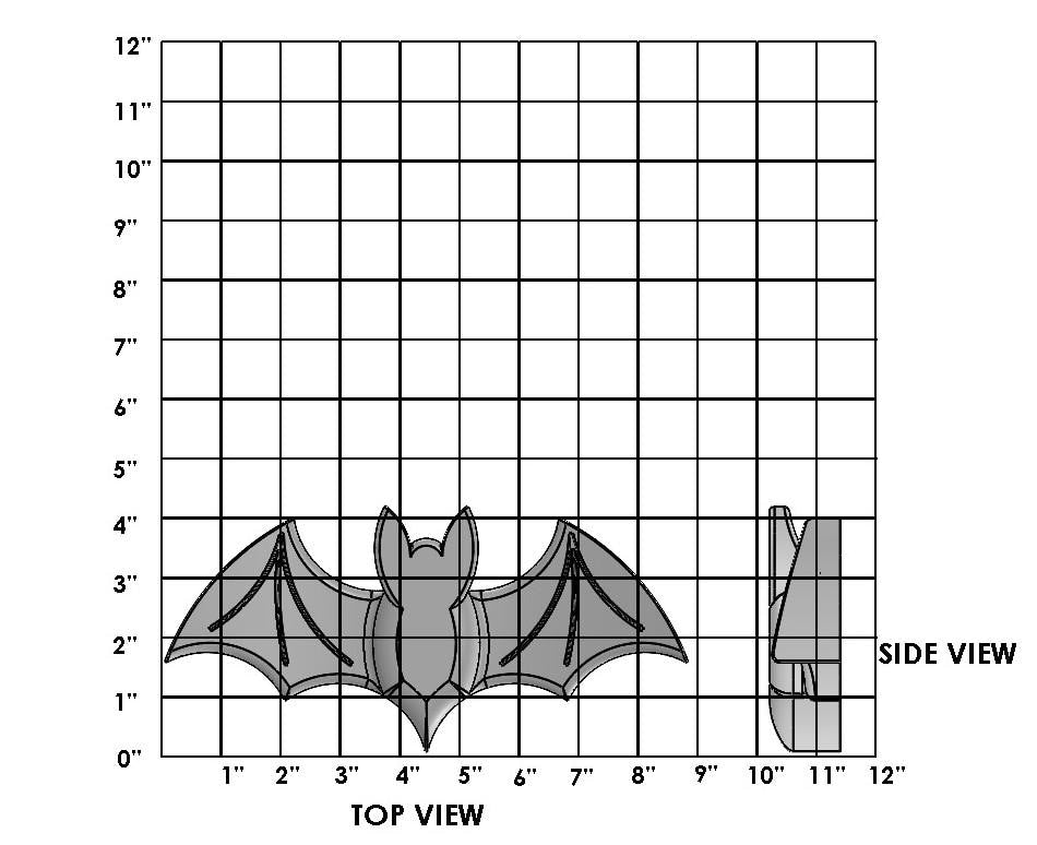 Car Bat Ornaments